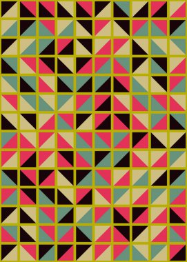 Soyut geometrik desen, üretken hesaplama sanatı