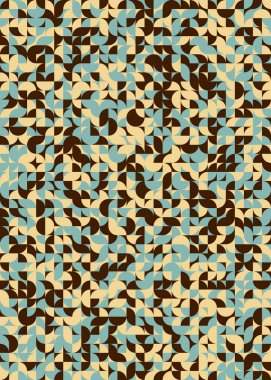 Soyut Geometrik Desen üretken hesaplama sanatı çizimi