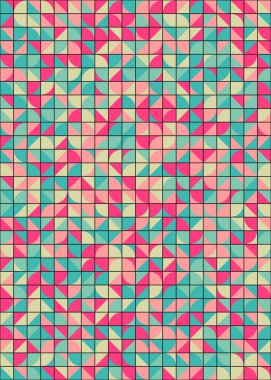 Soyut geometrik desen, üretken hesaplama sanatı