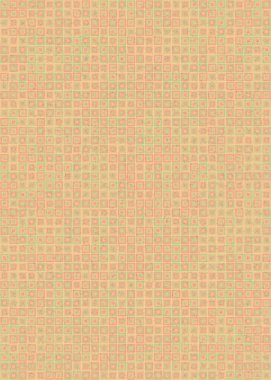 Soyut renk geometrik mozaik desen üretken hesaplama sanatı çizimi, fayans rengi parçalarının taklidi