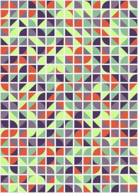 Soyut geometrik desen, üretken hesaplama sanatı