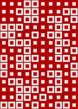 Soyut Geometrik Desen üretken hesaplama sanatı çizimi