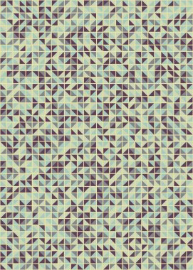 Soyut Geometrik Desen üretken hesaplama sanatı çizimi