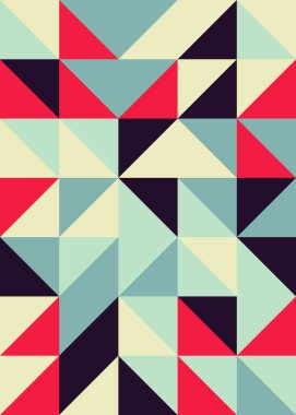 Soyut Geometrik Desen üretken hesaplama sanatı çizimi