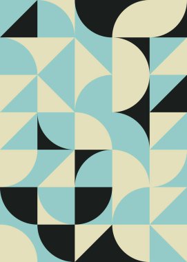 Soyut Geometrik Desen üretken hesaplama sanatı çizimi