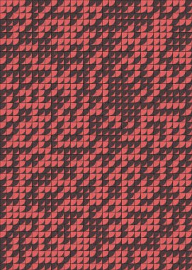 Soyut Geometrik Desen üretken hesaplama sanatı çizimi 