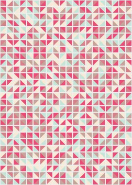 Soyut Geometrik Desen üretken hesaplama sanatı çizimi