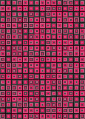 Soyut Geometrik Desen üretken hesaplama sanatı çizimi