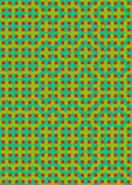 Soyut Geometrik Desen üretken hesaplama sanatı çizimi