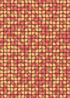 Soyut geometrik desen, üretken hesaplama sanatı