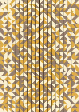 Soyut Geometrik Desen üretken hesaplama sanatı çizimi