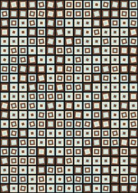 Soyut Geometrik Desen üretken hesaplama sanatı çizimi