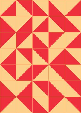 Soyut Geometrik Desen üretken hesaplama sanatı çizimi