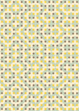 Soyut Geometrik Desen üretken hesaplama sanatı çizimi