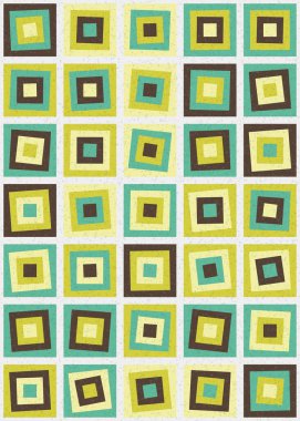 Soyut Geometrik Desen üretken hesaplama sanatı çizimi