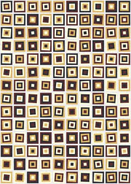 Soyut Geometrik Desen üretken hesaplama sanatı çizimi