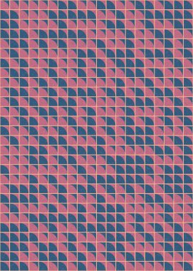 Soyut Geometrik Desen üretken hesaplama sanatı çizimi