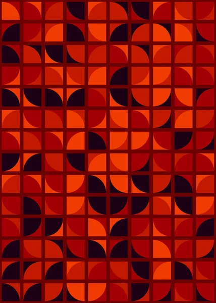 Abstrakte Geometrische Muster Generative Computergestützte Kunstillustration — Stockvektor