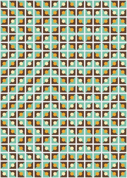 Abstrakte Farbe Geometrische Mosaik Muster Generative Computergestützte Kunst Illustration Nachahmung — Stockvektor