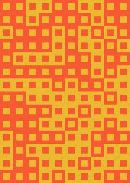 Abstrakte Farbe Geometrische Mosaik Muster Generative Computergestützte Kunst Illustration Nachahmung — Stockvektor