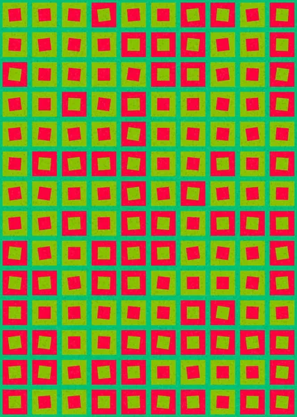 Modèle Géométrique Abstrait Mosaïque Couleur Illustration Art Computationnel Générative Imitation — Image vectorielle