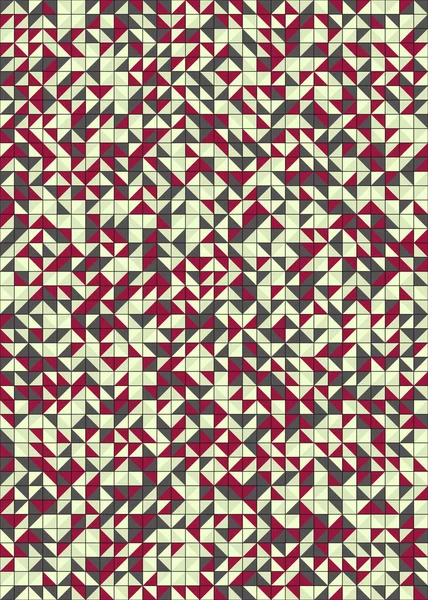 Abstraktes Geometrisches Muster Generative Computerkunst — Stockvektor