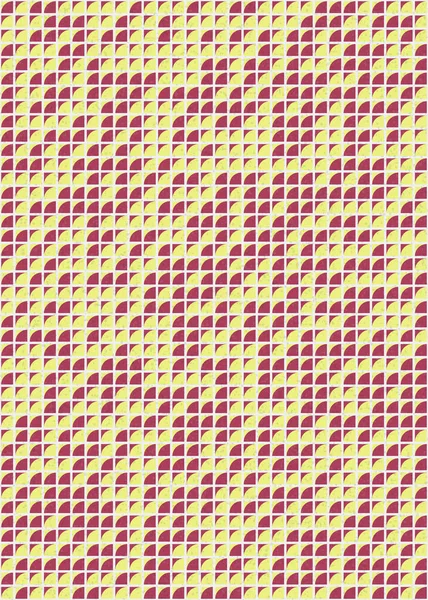 Ilustrasi Seni Komputasi Generatif Mosaik Geometris Warna Abstrak Tiruan Potongan - Stok Vektor