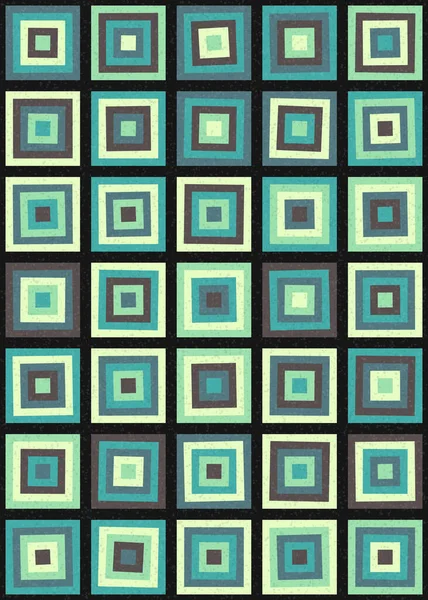 彩色几何马赛克图形生成计算艺术图解 瓷砖彩色件的仿制 — 图库矢量图片