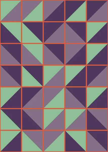 Padrão Geométrico Abstrato Arte Computacional Gerativa —  Vetores de Stock