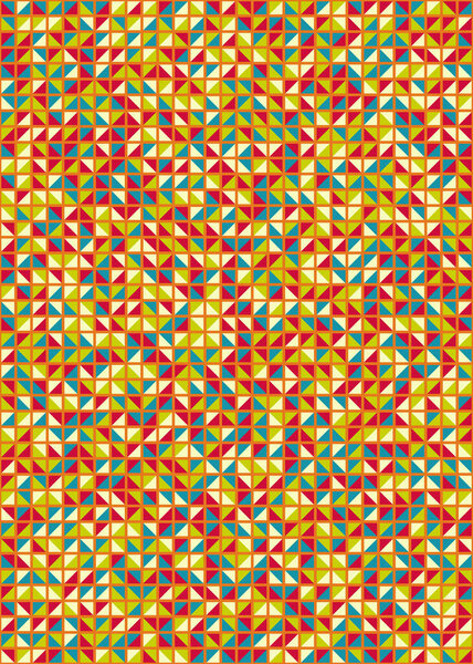 Абстрактная геометрическая иллюстрация генеративного вычислительного искусства