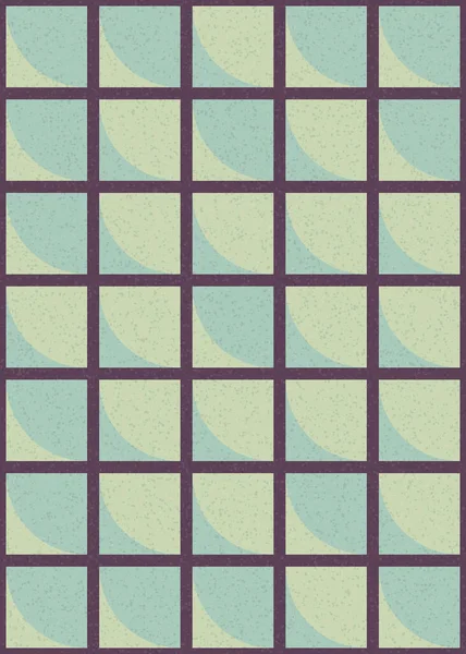 Abstract Kleur Geometrische Mozaïek Patroon Generatieve Computationele Kunst Illustratie Imitatie — Stockvector