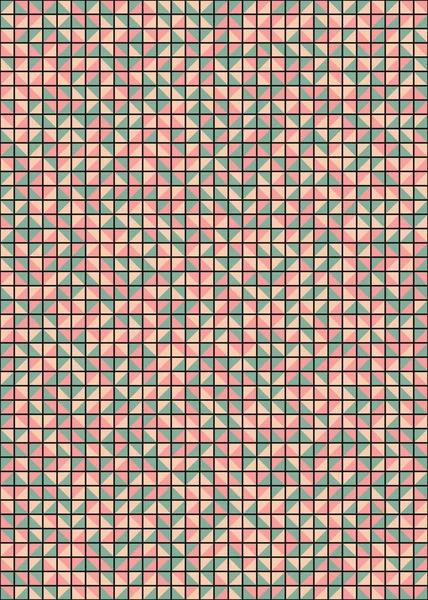 Абстрактний Кольоровий Геометричний Мозаїчний Візерунок Генеративна Обчислювальна Ілюстрація Мистецтва Імітація — стоковий вектор