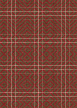 Soyut Geometrik Desen üretken hesaplama sanatı çizimi