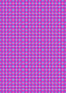 Soyut geometrik desen, üretken hesaplama sanatı