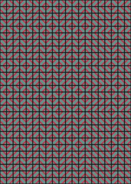 Soyut geometrik desen, üretken hesaplama sanatı