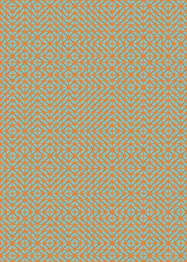 Soyut renk geometrik mozaik desen üretken hesaplama sanatı çizimi, fayans rengi parçalarının taklidi