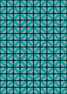 Soyut geometrik desen, üretken hesaplama sanatı