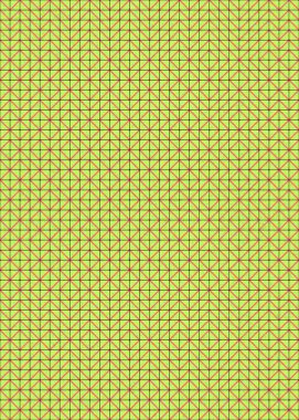 Soyut Geometrik Desen üretken hesaplama sanatı çizimi