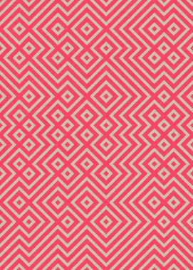 Soyut Geometrik Desen üretken hesaplama sanatı çizimi