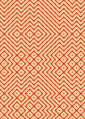 Soyut geometrik desen, üretken hesaplama sanatı