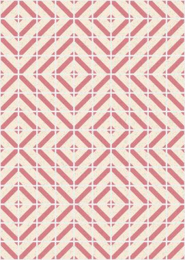 Soyut renk geometrik mozaik desen üretken hesaplama sanatı çizimi, fayans rengi parçalarının taklidi