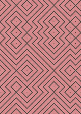 Soyut geometrik desen, üretken hesaplama sanatı