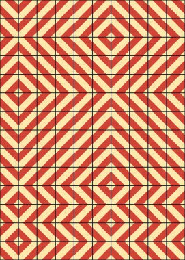 Soyut geometrik desen, üretken hesaplama sanatı