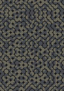 Soyut Geometrik Desen üretken hesaplama sanatı çizimi