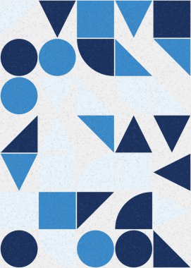 Soyut Geometrik Desen üretken hesaplama sanatı çizimi