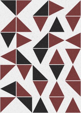 Soyut Geometrik Desen üretken hesaplama sanatı çizimi 