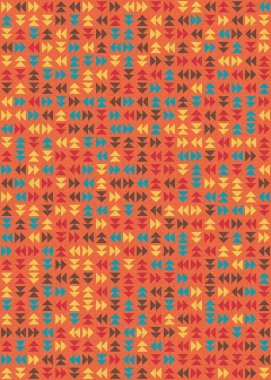 Soyut Geometrik Desen üretken hesaplama sanatı çizimi 