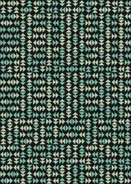 Soyut Geometrik Desen üretken hesaplama sanatı çizimi