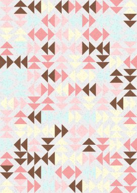 Soyut Geometrik Desen üretken hesaplama sanatı çizimi