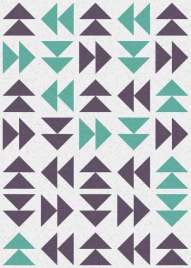 Soyut Geometrik Desen üretken hesaplama sanatı çizimi 